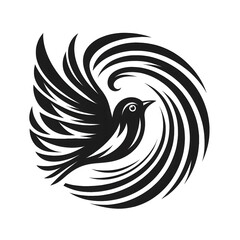 Fototapeta premium Monotone amnimals logo