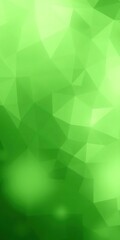 Fototapeta premium Abstract geometric shapes in shades of green creating a mesmerizing light background, digital, futuristic, background