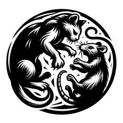 Monotone amnimals logo