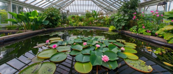 Exploring the Enchanting Water Lilly Pond at New York Botanical Garden in the Bronx