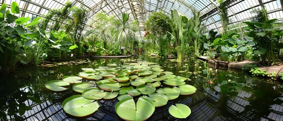 A Peaceful Oasis: The Water Lilly Pond at New York Botanical Garden