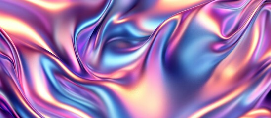 Fototapeta premium Abstract shape wallpaper iridescent background smooth.