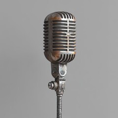 Premium Professional Microphone for High-Quality Sound Recording in a Modern Aesthetic Setting, Ideal for Podcasts, Music Production, and Streaming Content Creation