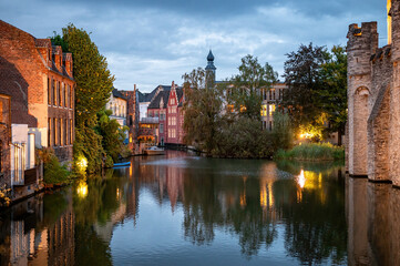 Obraz premium Ghent by night