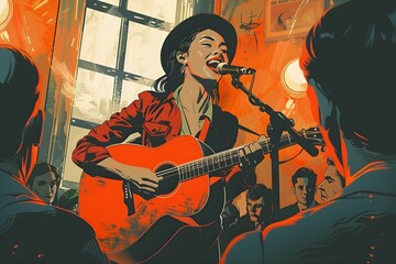 Obraz premium Captivating Performance