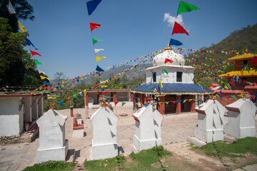 Chandeshwori (Chandeshwari) Temple located in Tokha Municipality. Northern part of Kathmandu valley Nepal.