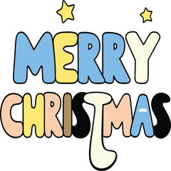 Christmas typography