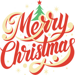 Christmas typography