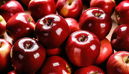 Red delicious apples are sweet treats often eaten fresh or used in baked goods like pies and cakes._00001_