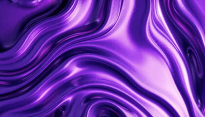 Obraz premium Sleek purple texture with flowing waves, creating vibrant and dynamic visual effect. smooth surface reflects light beautifully, enhancing its rich color and depth