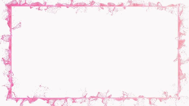 Pink Liquid Gradient Frame