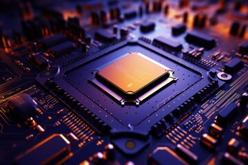 Circuit board CPU computer cpu.