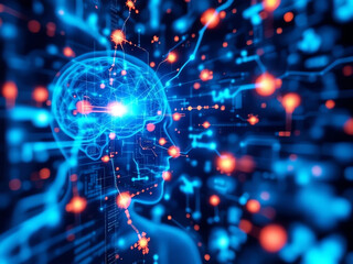 Obraz premium Artificial Intelligence in Healthcare Analyzing Medical Data to Predict Disease Trends and Improve Patient Outcomes