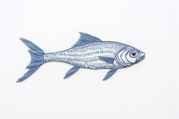 Naklejka premium Fish seafood animal sardine.