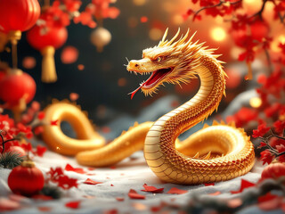 Obraz premium New Year 2025 Fireworks Display Over a City Skyline, Welcoming the New Year with a Burst of Color