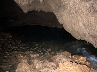 Cave Cavlinska pecina near Obrovac, Croatia - Čavlinska pećina ili izvorišna špilja Čavlinska...