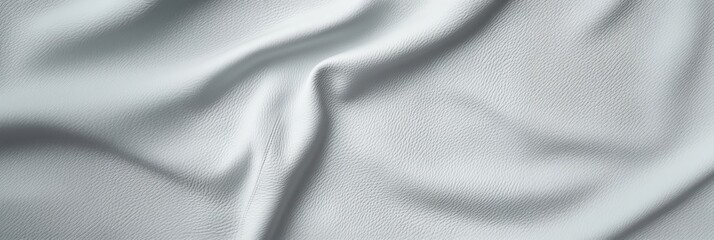 Fototapeta premium White-gray leather textured background material elegant.