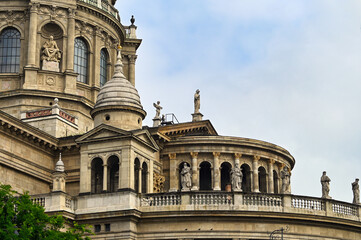 Obraz premium St. Stephen's Basilica in Budapest, Hungary,catholic cathedral