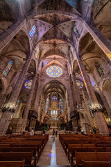 Cathedral of Santa Maria of Palma in palma de maillorca, spain, La Seu.