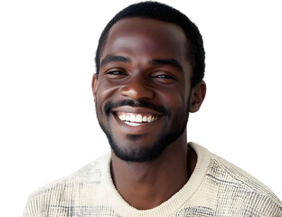 Obraz premium PNG Smiling man adult smile white background.