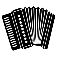 concertina isolated on white