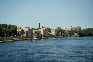 Saint Petersburg, embankment of the Obukhovskoy Oborony Avenue