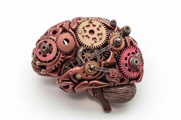 Mechanical brain with gears and cogs