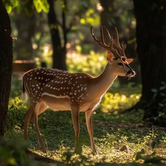 Obraz premium Outdoors chital