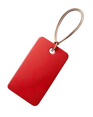 Fototapeta premium red price tag isolated
