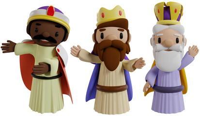 3D | Reyes Magos | Santos Reyes | Three Wisemen