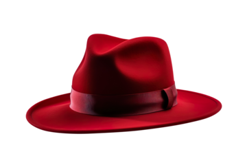 red hat isolated on transparent background
