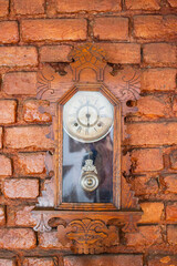 Old and antique wall clock 