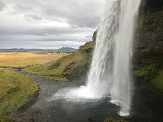 Fototapeta premium waterfall in iceland