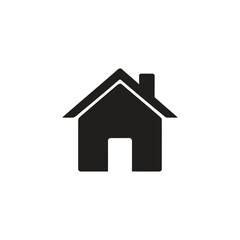 Black home icon design vector illustration