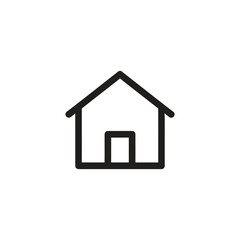 Obraz premium Black home icon design vector illustration