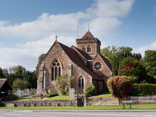 europe, UK, England, Sussex, Chiddingfold church