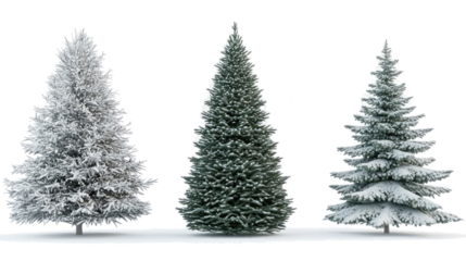 Snowy & Green on White Generative AI