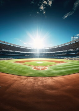 Baseball sports grand arena.