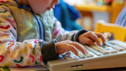 World Braille Day,Braille users, such as Braille displays or electronic note-takers, and how children interact with these tools.