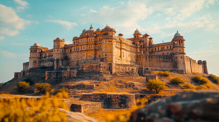 Rajasthan�s Royal Forts with Ornate Detailing and Heritage Value