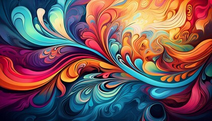 abstract background with swirls
