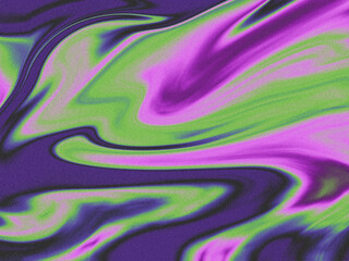 Abstract blurred grainy gradient background texture. Colorful digital grain dust soft noise effect pattern. Lo-fi multicolor vintage retro fluid colors. Nostalgia, vintage, 80s, 90s style synthwave