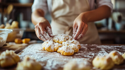 Person Baking in Kitchen as a Therapeutic Activity