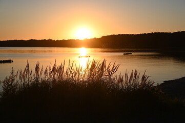 Abend am Stettiner Haff bei Kamminke