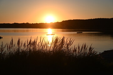 Abend am Stettiner Haff bei Kamminke
