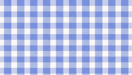 Navy blue and white checkered fabric pattern with crisp lines and subtle texture