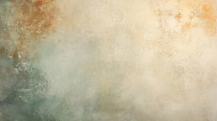 Obraz premium Abstract background with soft, earthy tones of green, brown, and white, with a subtle texture.