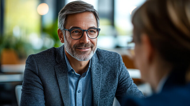 Professional Office Consulting with Client