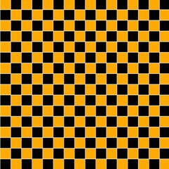 Seamless geometric pattern in black and yellow colors. Wallpaper design illustration