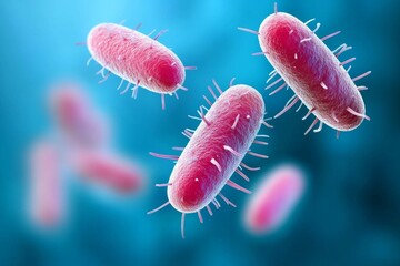 Various bacteria, archaea, and other microorganisms inhabit the skin, gut, and other body sites as part of the microbiome